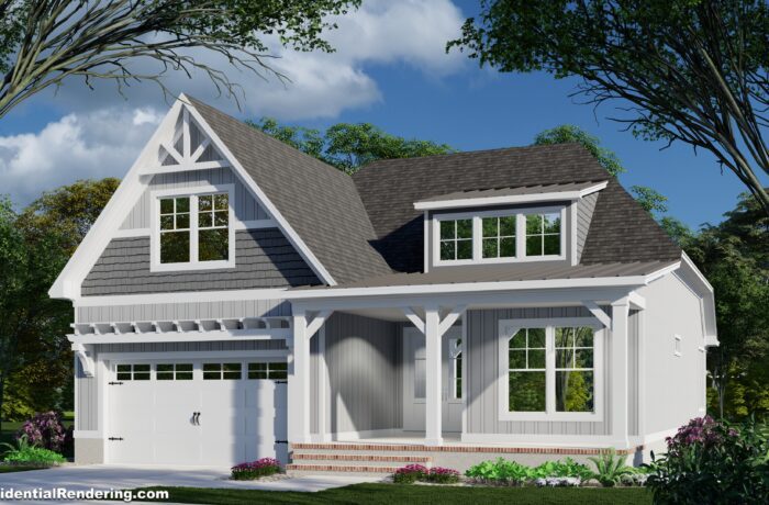 New construction single family home in the riverlights community in wilmington, north carolina